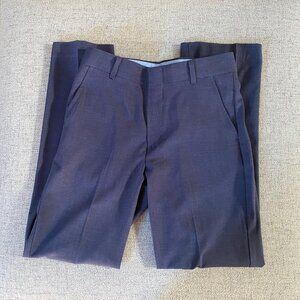 Nautica Boys' Gray Stretch Slacks Dress Pants, Regular Fit, Size 12